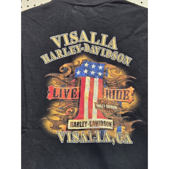 Harley Davidson T-shirt 2010 Visalia Ca - Picture 6 of 10